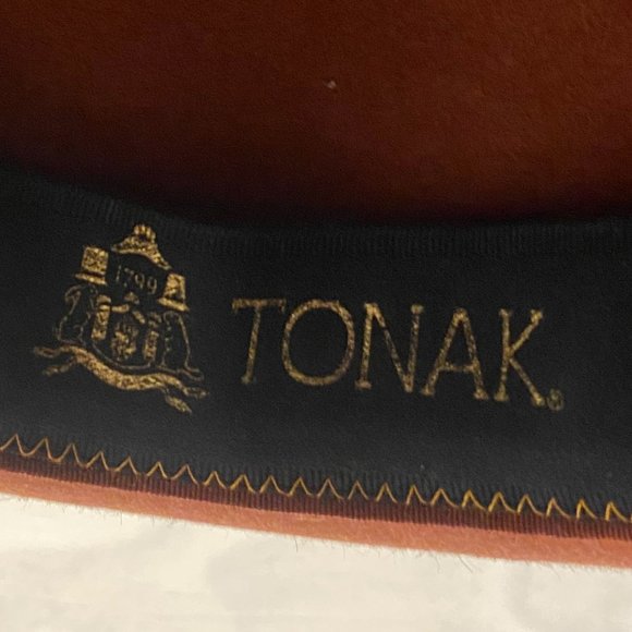 Tonak Red Felt Hat (Fedora)(Size Sm) - Picture 5 of 5